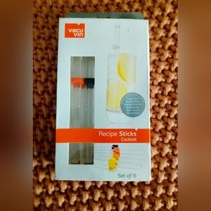 Cocktail recipe sticks